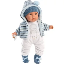Llorens: Enzo 42 cm-es síró baba elefántos ruhában