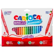 Színes filctoll szett kétféle fejjel 24 db-os – Carioca