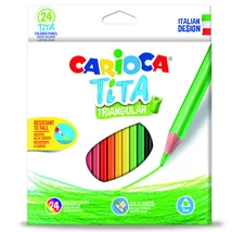 Carioca: Tita háromszög színes ceruza 24 db-os