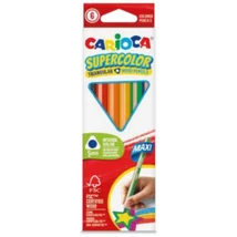 SuperColor háromszög alakú 6 db-os maxi színesceruza készlet – Carioca