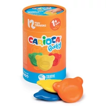 Maci formájú Baby Teddy 12 db-os zsírkréta szett – Carioca