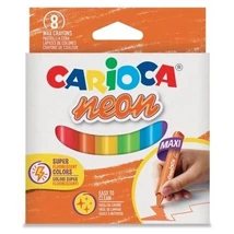 Maxi háromszögletes neon zsírkréta szett 8 db-os – Carioca