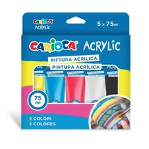 Acrylic 5×75ml-s akril festék szett – Carioca