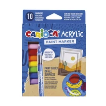 Acrylic Akril marker 10 db-os szett – Carioca