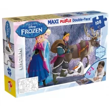 Jégvarázs csapat 2 az 1-ben 108 db-os puzzle és színező 70×50 cm – Lisciani