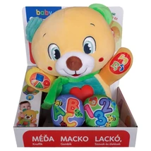 Lackó a mackó interaktív plüss maci – Clementoni