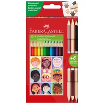 Faber-Castell: 12+3 db-os színes ceruza szett
