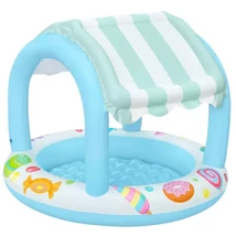 Bestway: Sweet Shoppe™ pancsoló medence napvédő tetővel Ø 104 × 84 cm