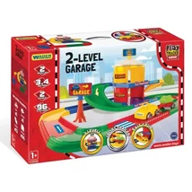 Play Tracks: 2 szintes garázs utánfutós kisautóval – Wader