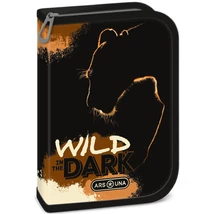 Ars Una: Wild in the dark oroszlános kihajtható töltött tolltartó 12,8×19,3×3,6 cm
