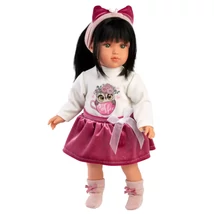 Llorens: Gréta 40 cm-es baba bagoly mintás pulóverben