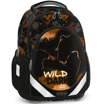 Ars Una: Wild in the dark oroszlános anatómiai iskolatáska, hátizsák 33×42×21 cm