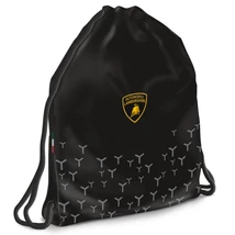 Ars Una: Lamborghini fekete tinédzser tornazsák, sportzsák 37,5×46 cm
