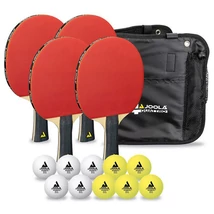 Joola Quattro pingpong ütő és labda szett tárolóban – Spartan