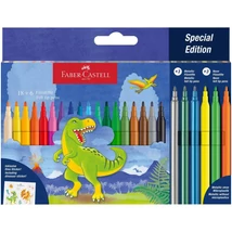 Faber-Castell: Dinoszauruszos filctoll készlet 18+6 db-os csomag