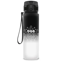 Ars Una: Fekete-fehér BPA-mentes színátmenetes kulacs 600 ml