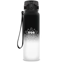 Ars Una: Fekete-fehér BPA-mentes motivációs kulacs 1000ml