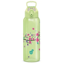 Ars Una: 3D Snow Flower zöld virágos BPA-mentes kulacs 700 ml