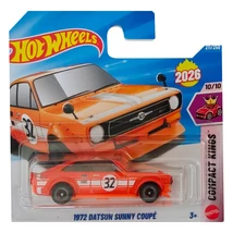 Hot Wheels: 1972 Datsun Sunny Coupé kisautó 1/64 - Mattel