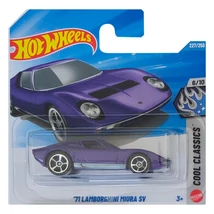 Hot Wheels: '71 Lamborghini Miura SV lila kisautó 1/64 - Mattel