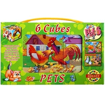 Mini mesekocka farm állatokkal 6 db-os