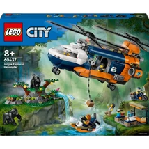 LEGO® City: Dzsungelkutató helikopter a bázison (60437)
