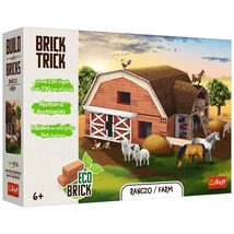 Brick Trick téglából építünk: Farm 130 darabos építőjáték - Trefl