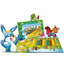 Nyuszifutam és „Ki nevet a végén” készségfejlesztő társasjáték – D-Toys