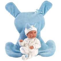 Llorens: Bimba 35 cm-es baba kék nyuszis hálózsákkal