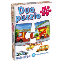 DUO Puzzle SOS járművekkel – D-Toys