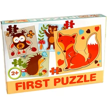Erdei állatos Bébipuzzle – D-Toys