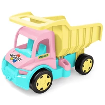 Gigant óriás dömper 150kg teherbírással pink-sárga színben- Wader