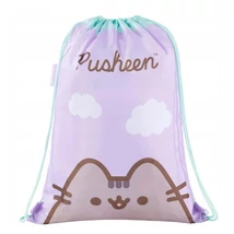 Pusheen lila tornazsák, sportzsák 43×34 cm