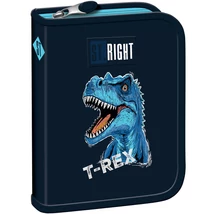 St.Right Kék T-Rex mintás kihajtható tolltartó PC03 20,5×14×3,5 cm