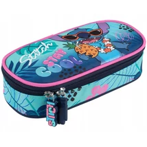 Disney Stitch Stay cool feliratú ovális tolltartó PC01 23x9,5x6 cm