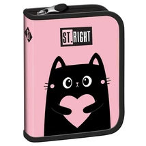 St.Right Purrfect Love kihajtható tolltartó PC03 20,5x14x3,5cm