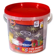 ICO: KOH-I-NOOR színes vödrös aszfaltkréta szett 16 db-os