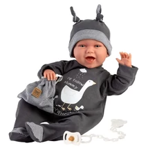 Llorens: Mimo 42 cm-es baba hanggal fekete pizsamában