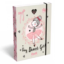 ICO: Lizzysuli Tiny Dancer Lovely Ballerina mintás füzetbox A/5