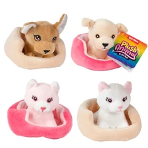 Cuki plüss állatok fekhellyel többféle változatban 1 db