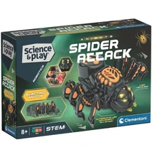 Science &amp; Play: Támadó robot pók játékszett - Clementoni