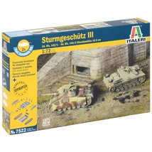 Italeri 1/72 Sturmgeschütz III rohamlöveg 2 db-os makett szett