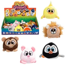 Cuki plüss állatok többféle változatban 1 db