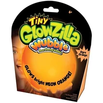 Tiny Glowzilla Wubble világító neon buboréklabda narancssárga színben 30 cm