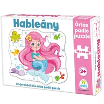 Hableány óriás padló puzzle 12 db-os