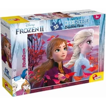 Jégvarázs 2 2az 1-ben 35 db-os maxi puzzle és színező 70×50 cm – Lisciani