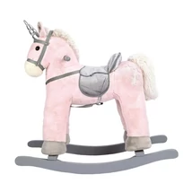 Rózsaszín fa unikornis hintaló 47 cm-es