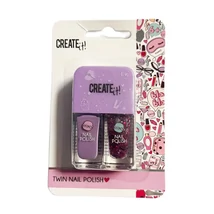 Canenco: Create It! lila körömlakk 2 db-os szett