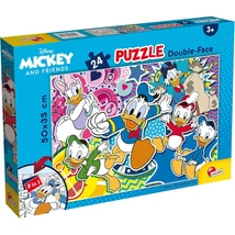 Disney Donald kacsa 2 az 1-ben 24 db-os puzzle és színező 50×35 cm – Lisciani
