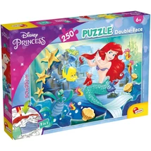 Ariel a kis hableány 2 az 1-ben 250 db-os puzzle és színező 50×35 cm – Lisciani
